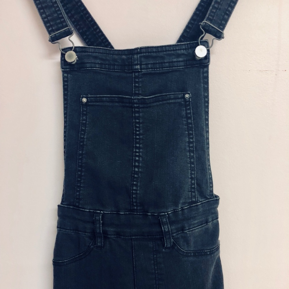 H&M Faded Black Overalls